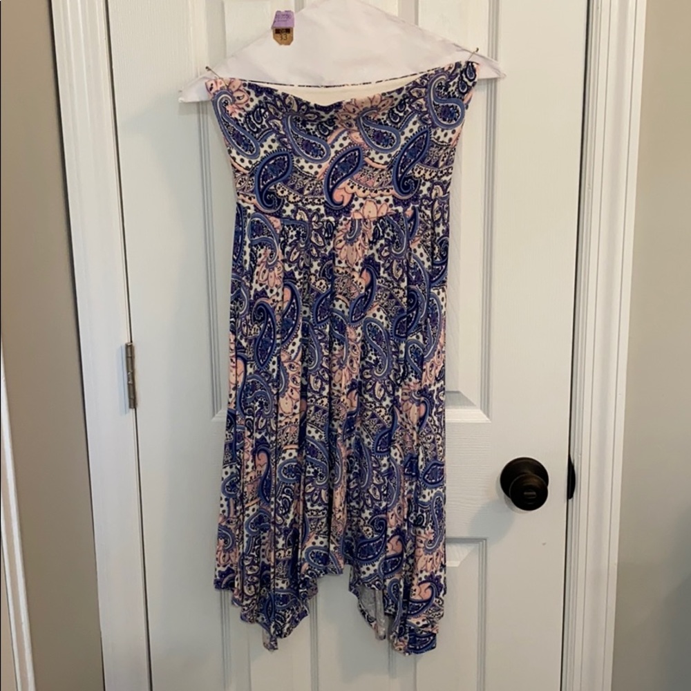 Express Tube Top Dress, Flowy.
